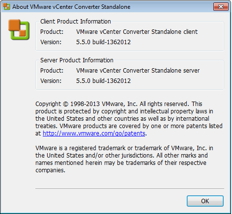 vmware vcenter converter standalone agent